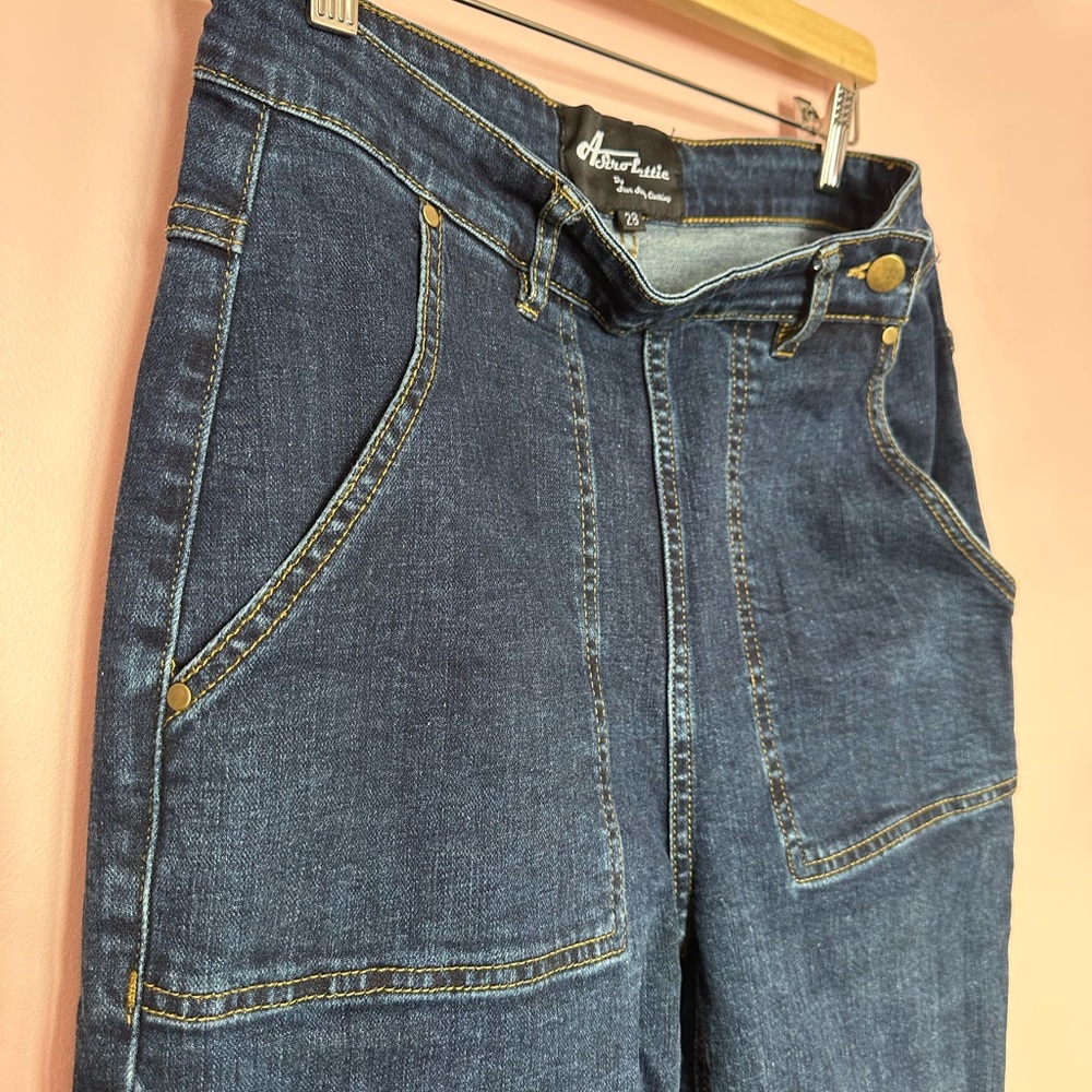 Astro Bettie Women's Dark Blue Denim jeans
